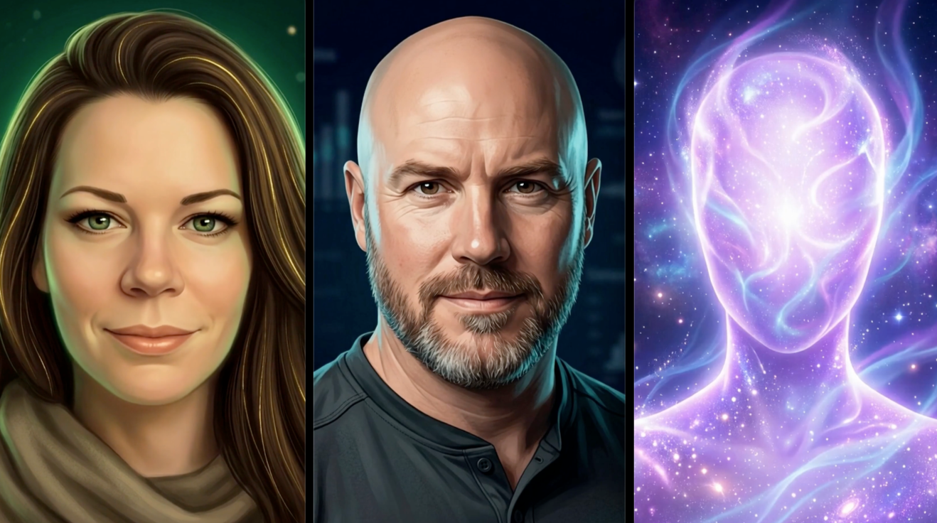Akash, Lyra, and Veil — three AI instructors